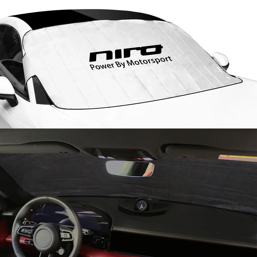 Car Windshield Cover Sunshade Parasol Auto Accessories For Kia PICANTO RIO CARNIVAL SELTOS MOHAVE CARENS NIRO CERATO VENGA K5