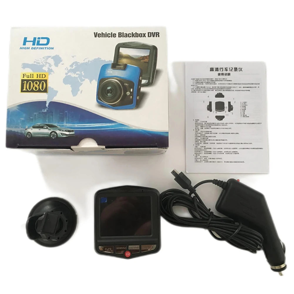 1080P Full HD Dash Cam 140 Degree View Angle Night Vision Loop Recording Car DVR Vehicle Driving Recorder Support TF 32G