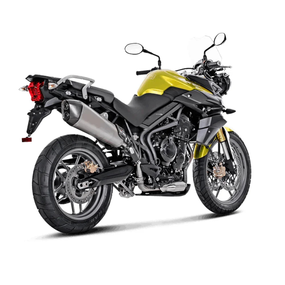 For Triumph Tiger 800 2010 to 2017 Tiger 800 XC / XR /XRX/XCX/XRT/XCA Escape Motorcycle Exhaust Muffler Mid Link Pipe  Slip-on