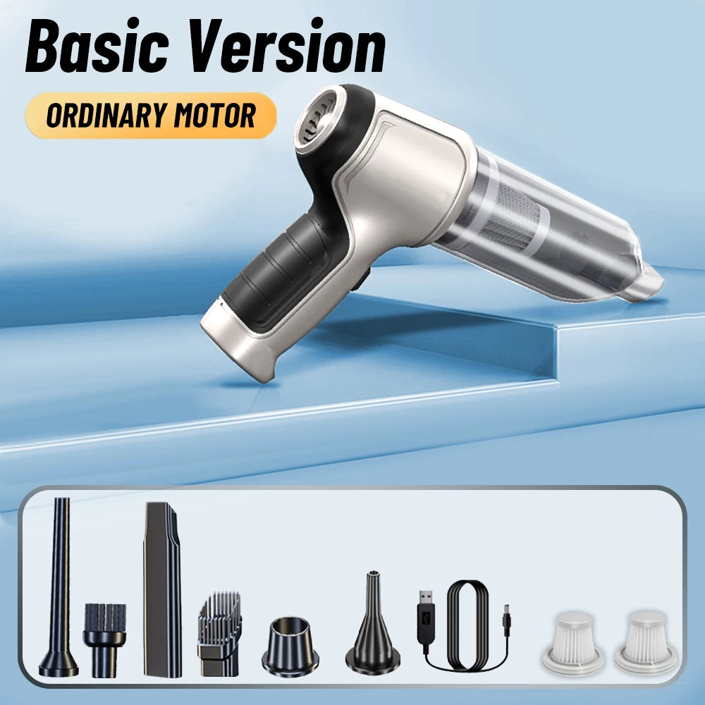 Car Vacuum Cleaner Auto Robot Wireless Powerful Cleaning Machine Car Accessories Home Appliance Strong Suction As Gift