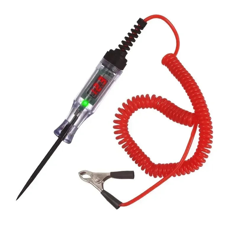 12V 24V 72V Car Truck Voltage Circuit Tester Auto Car Diagnostic Probe Test Pen Light Bulb Electric Measuring Pen Repair Tools