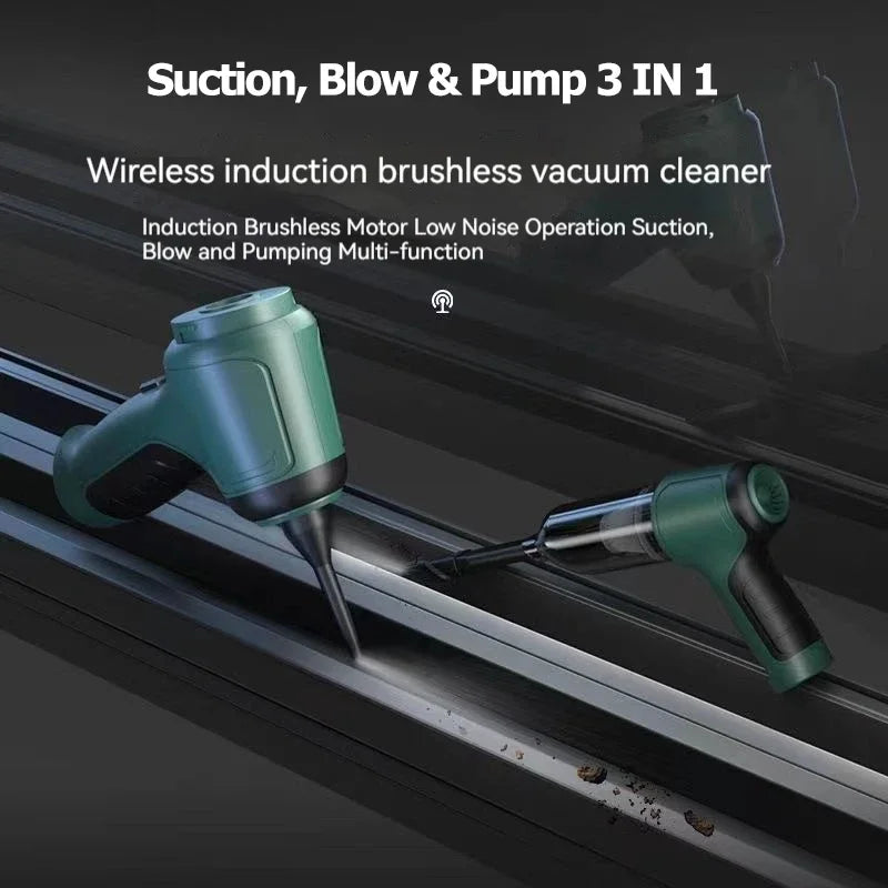 Car Vacuum Cleaner 260000PA Strong Suction Portable Wireless Cleaner for Home Appliance Poweful Car Cleaner for Keyboard