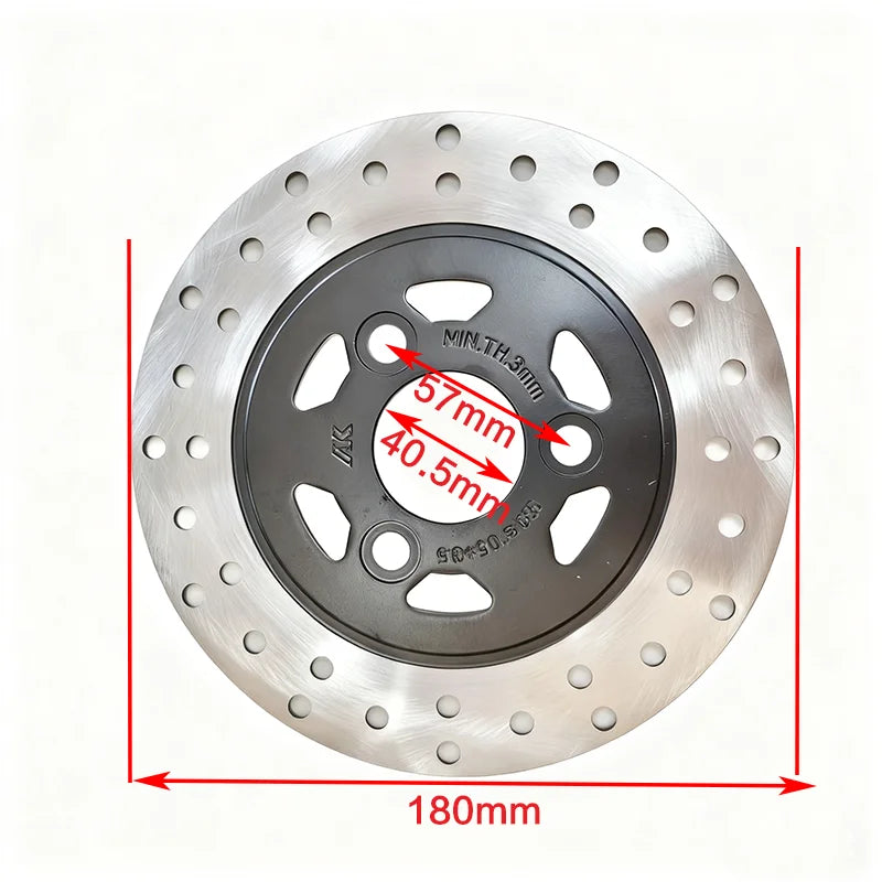 Motorcycle Front  Brake Discs 180MM 3-Hole Brake Disc Rotor For ATV UTV Buggy go Kart racing rear brake  rotor disc brake