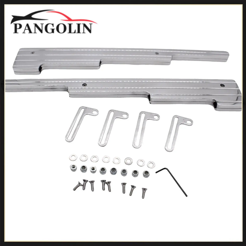 Chrome Aluminum Spark Plug Wire Looms Holder 40375 SI-AT25081 For SBC BBC 302 350 454 Ignition System Spark Glow Plugs Wear Part