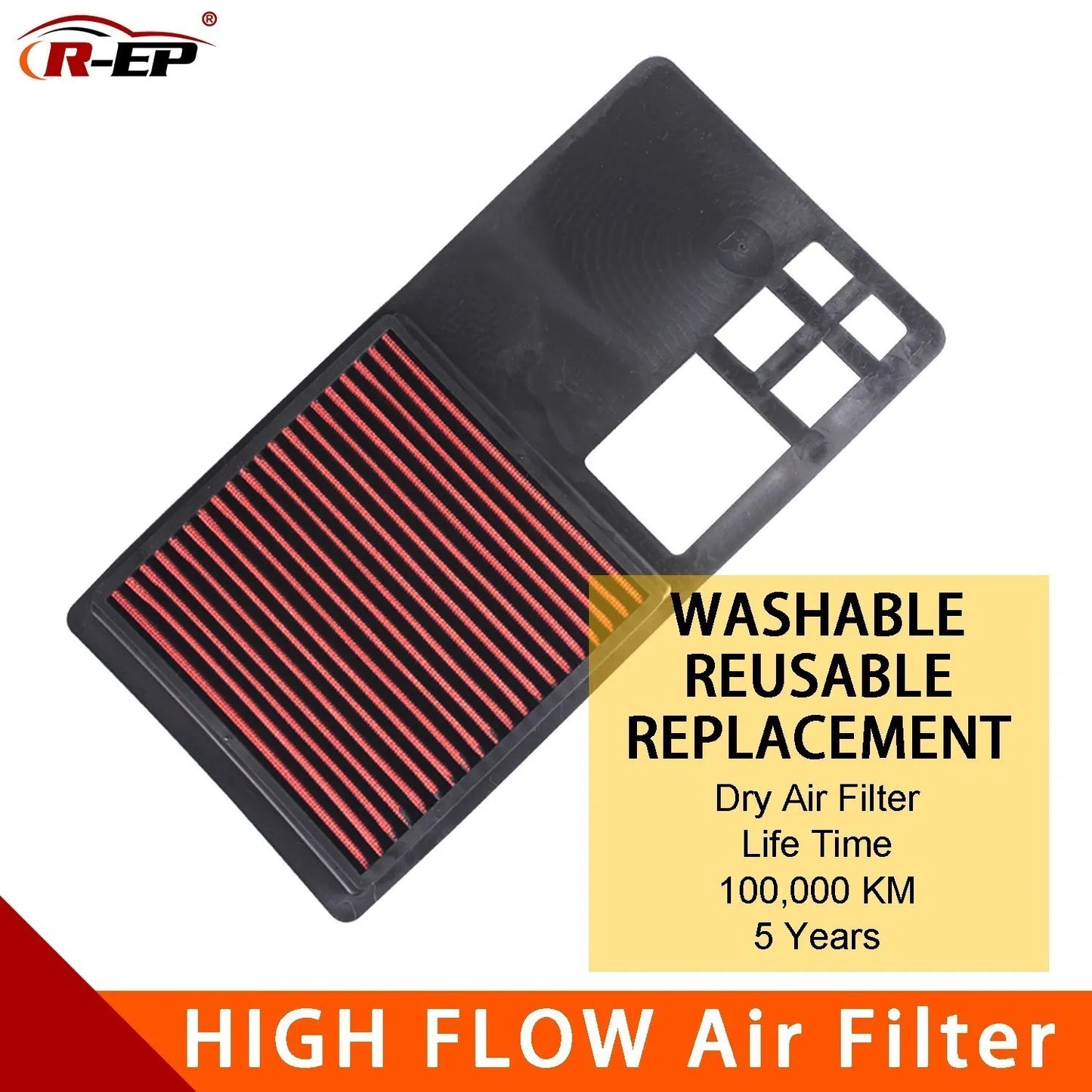 Car High Flow Sport Air Filter Car Power Filters Fit for Volkswagen Polo Golf V VI Skoda Rapid Fabia Octavia Seat Leon Ibiza