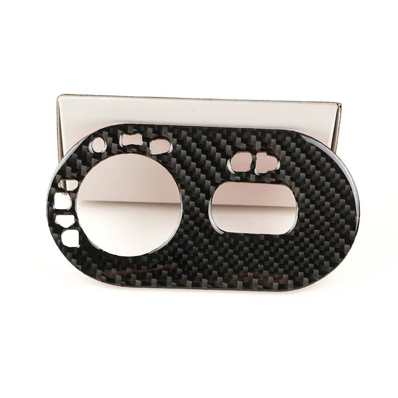 For Seat Ibiza 6l 2003 2004 2005 2006 2007 2008 LHD Car Soft Carbon Fiber Accessories Headlight Switch Frame Interior Trim