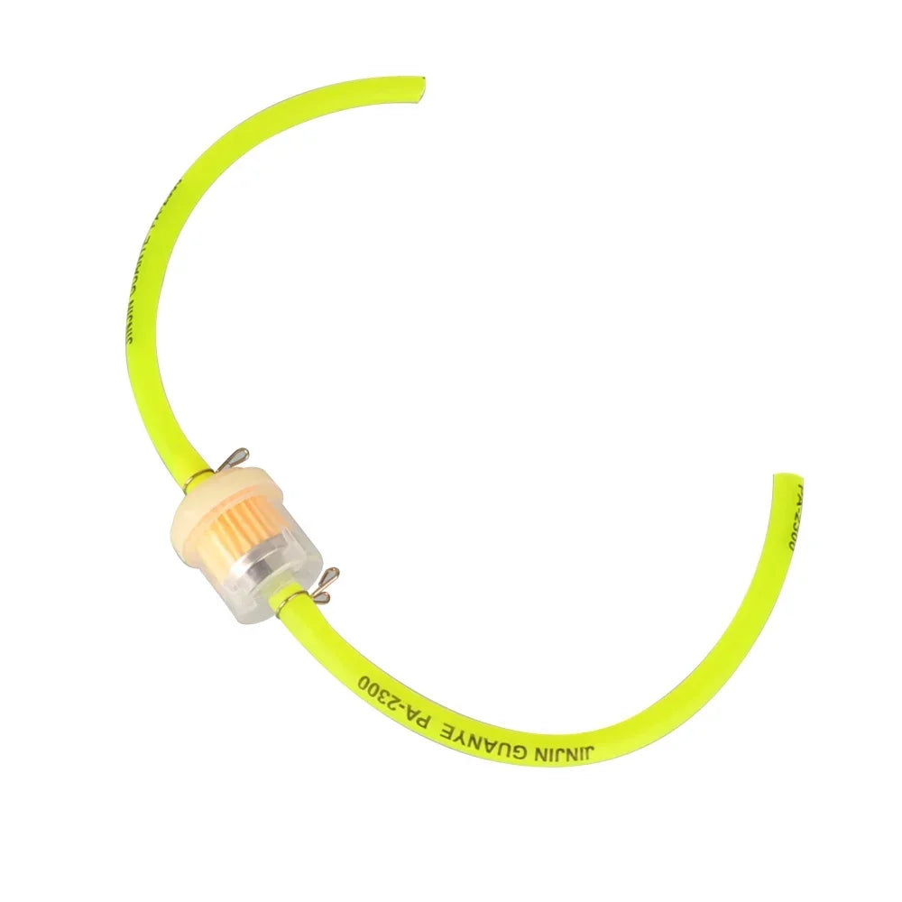 6mm Plastic Fuel Filter with Petrol Line Hose for 49cc 50cc 110cc 125cc 150cc Dirt Bike ATV Honda Yamaha Kawasaki Quad Kart