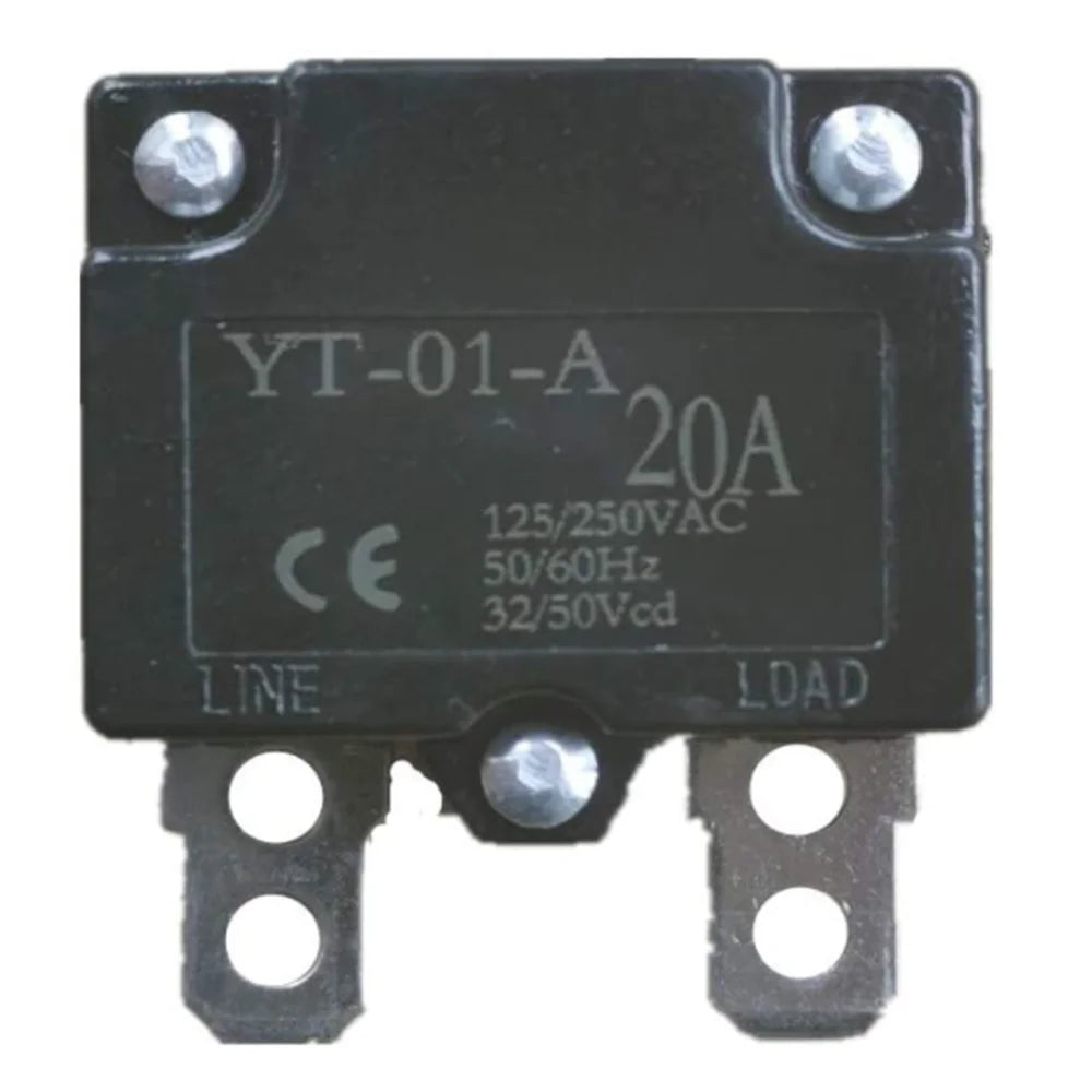 Children's Electric Vehicle Battery Automatic Reset Relay Fuse,Short Current Overload Protector Kid's Electric Car Accessories
