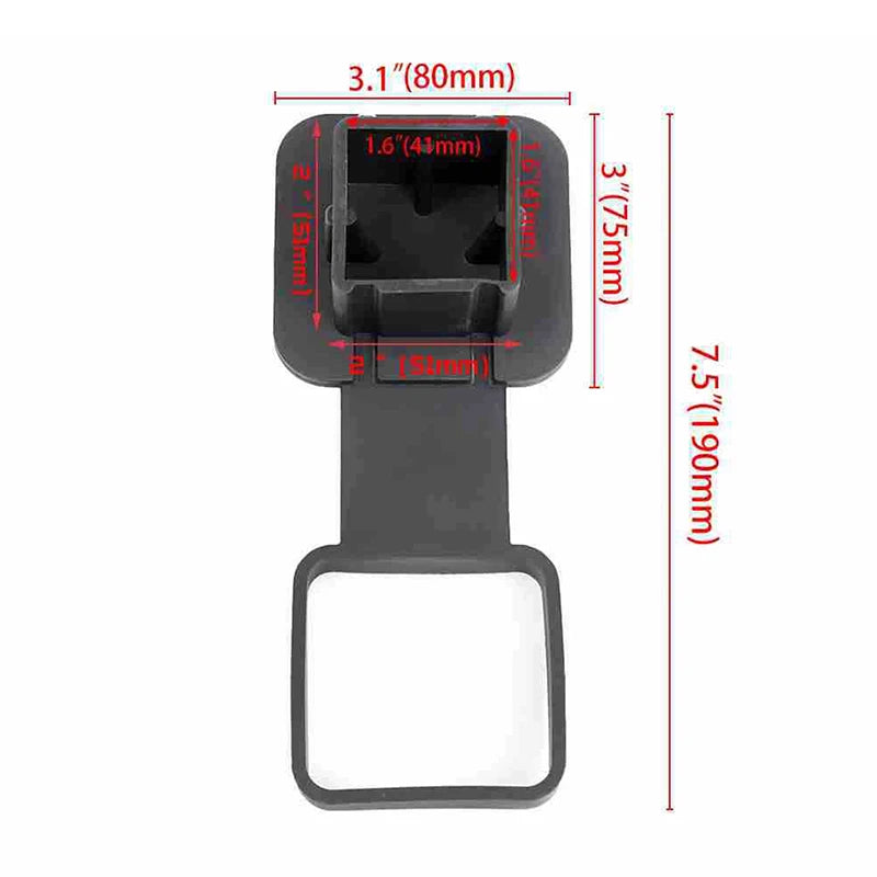 Car Trailer Hitch Plug Cover - Tube Cap Protector for Tow Bars