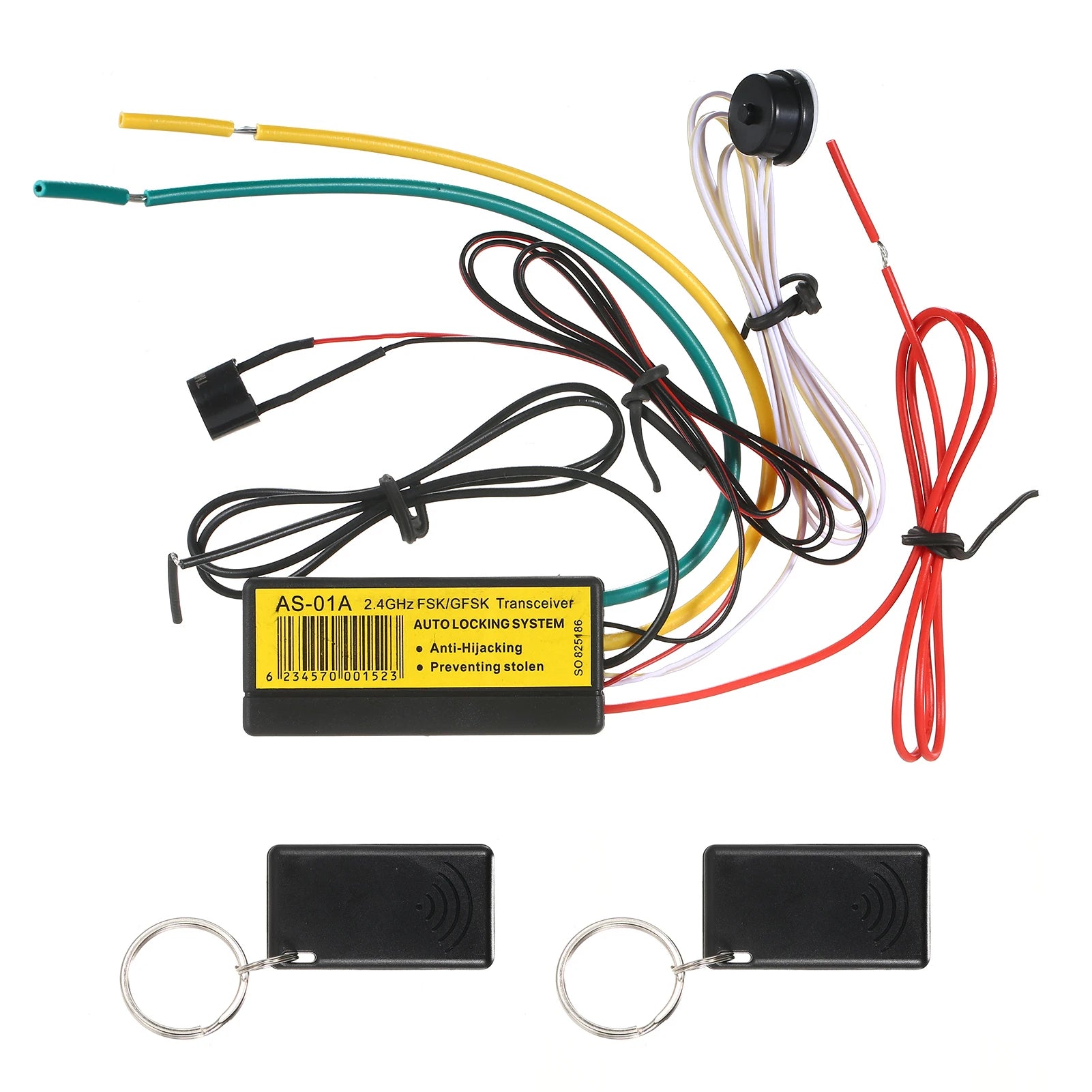 Anti-Theft Devices for Vehicles Engine Immobilizer Car Anti-Theft Device Portable Anti-Hijacking Alarm System for 12V Vehicles