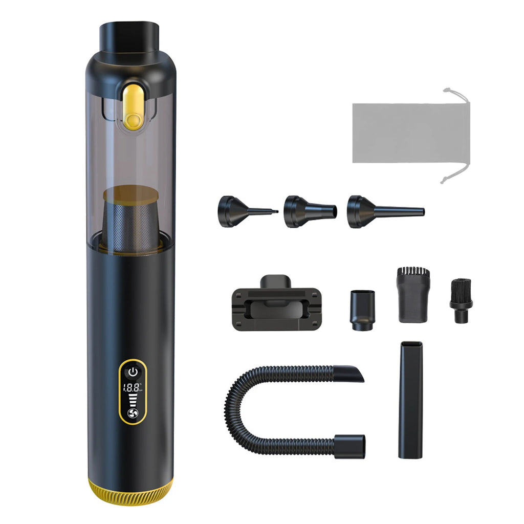 Car Vacuum Cleaner Cordless Handheld Max 18000Pa Suction 4 in 1 Multi Functional Portable Vacuum for Home Car Office