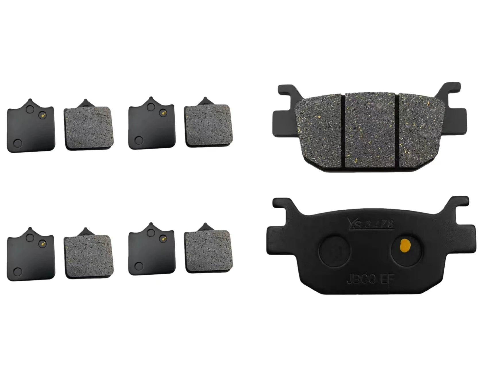 Benelli Leoncino 500 2017-2020 Models and Trk 502 2017 Series Trk 502 X 2022-2024 Models Are Suitable for Motorcycle Front and Rear Brake Pads and Brake Shoes