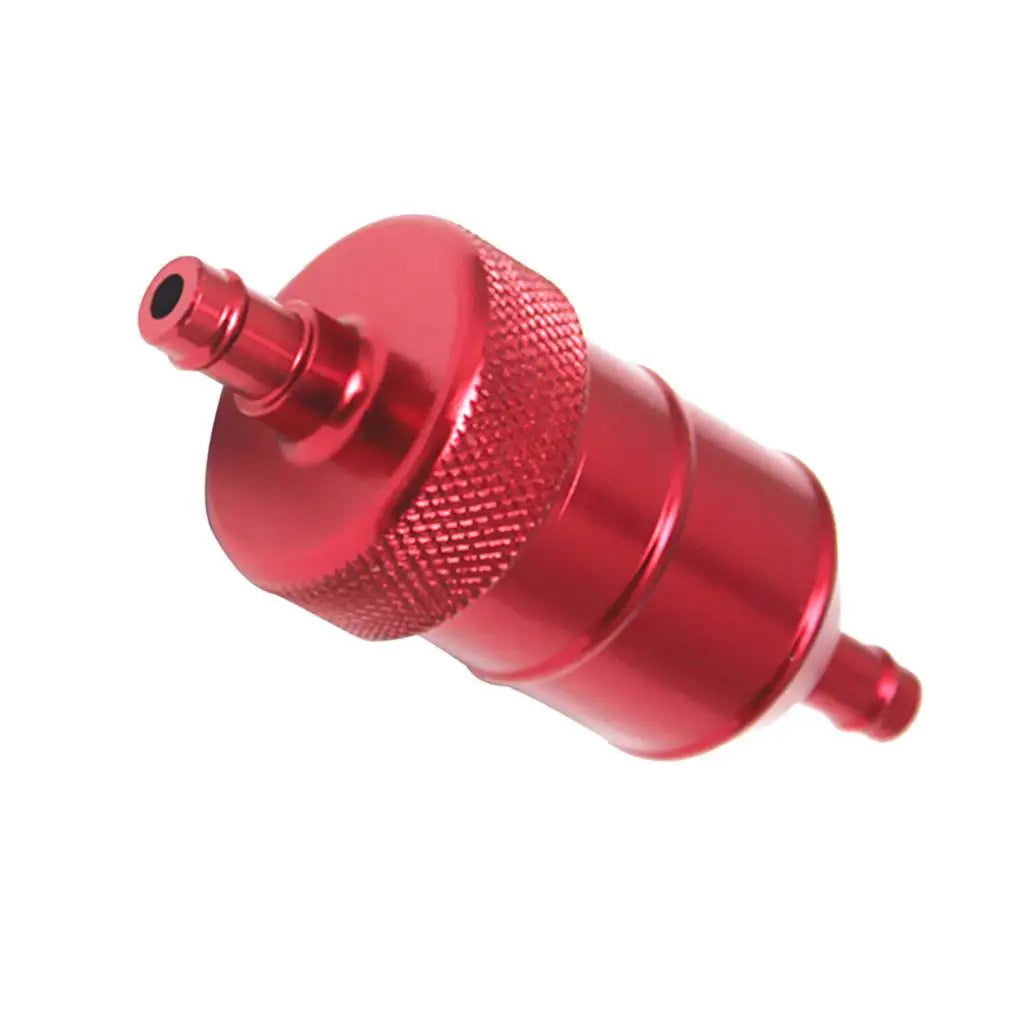 8mm 5/16'' Universal Chrome Aluminum Fuel Filter Car Petrol Inline Filtro de combustible le filtre a carburant