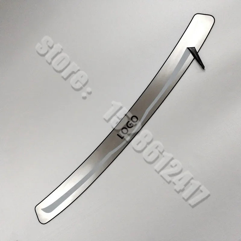 For Volvo V60 V60CC 2020 2021~2024 Car accessories Stainless Rear Bumper Protector Sill Trunk Tread Plate Trim rear styling