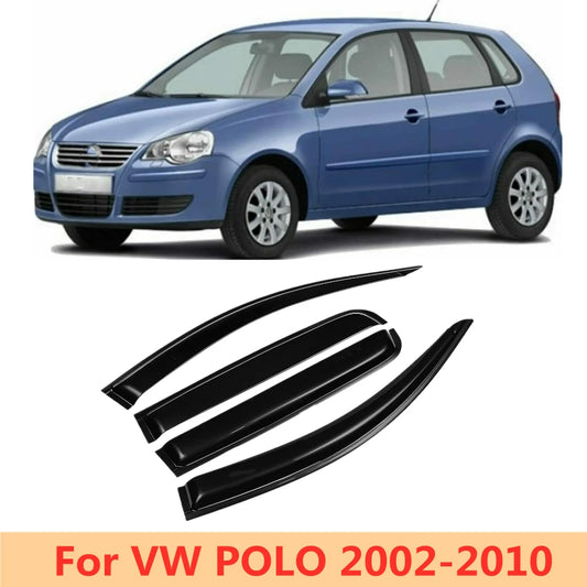 For Volkswagen VW POLO 2002 2003 2004 2005 2006 2007 2008 2009 2010 Side Window Visor Deflector Windshield for Rain Guard Shield