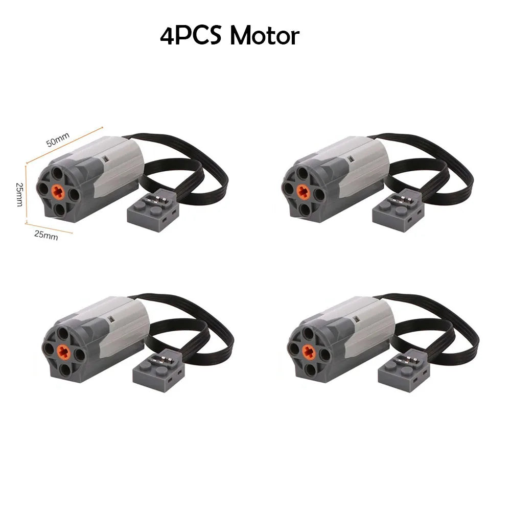 Technical Part 8883 M Motor Compatible with legoeds Power Functions Building Block Car Truck Vehicles Model Power Up Speed Motor