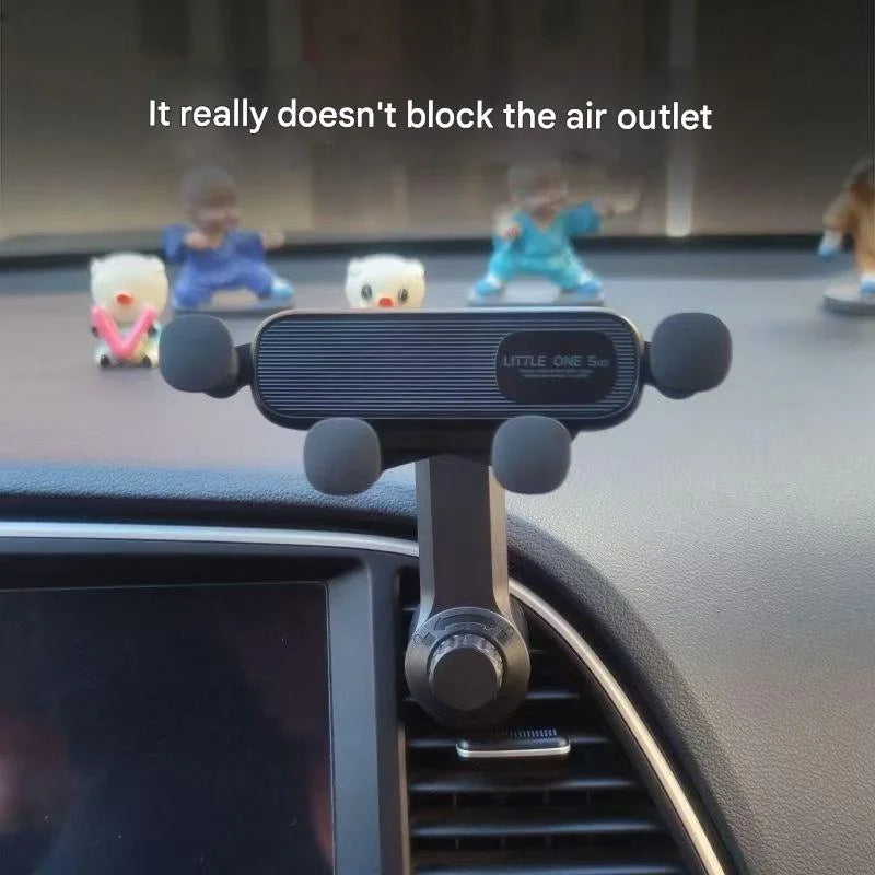 Car phone holder instrument panel air outlet base universal center console air conditioning outlet hook accessories car rack