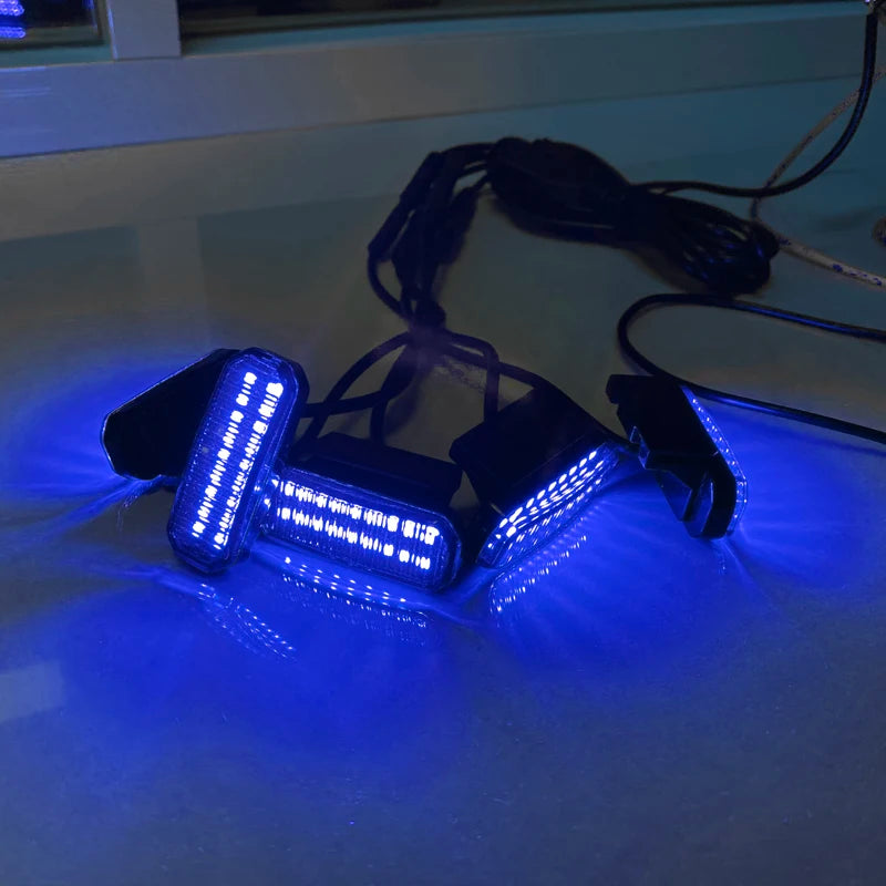 For car pickup truck off-road vehicle 18 LED Front Grille Light Car Daytime Running Light ﻿98% of vehicle models are applicable