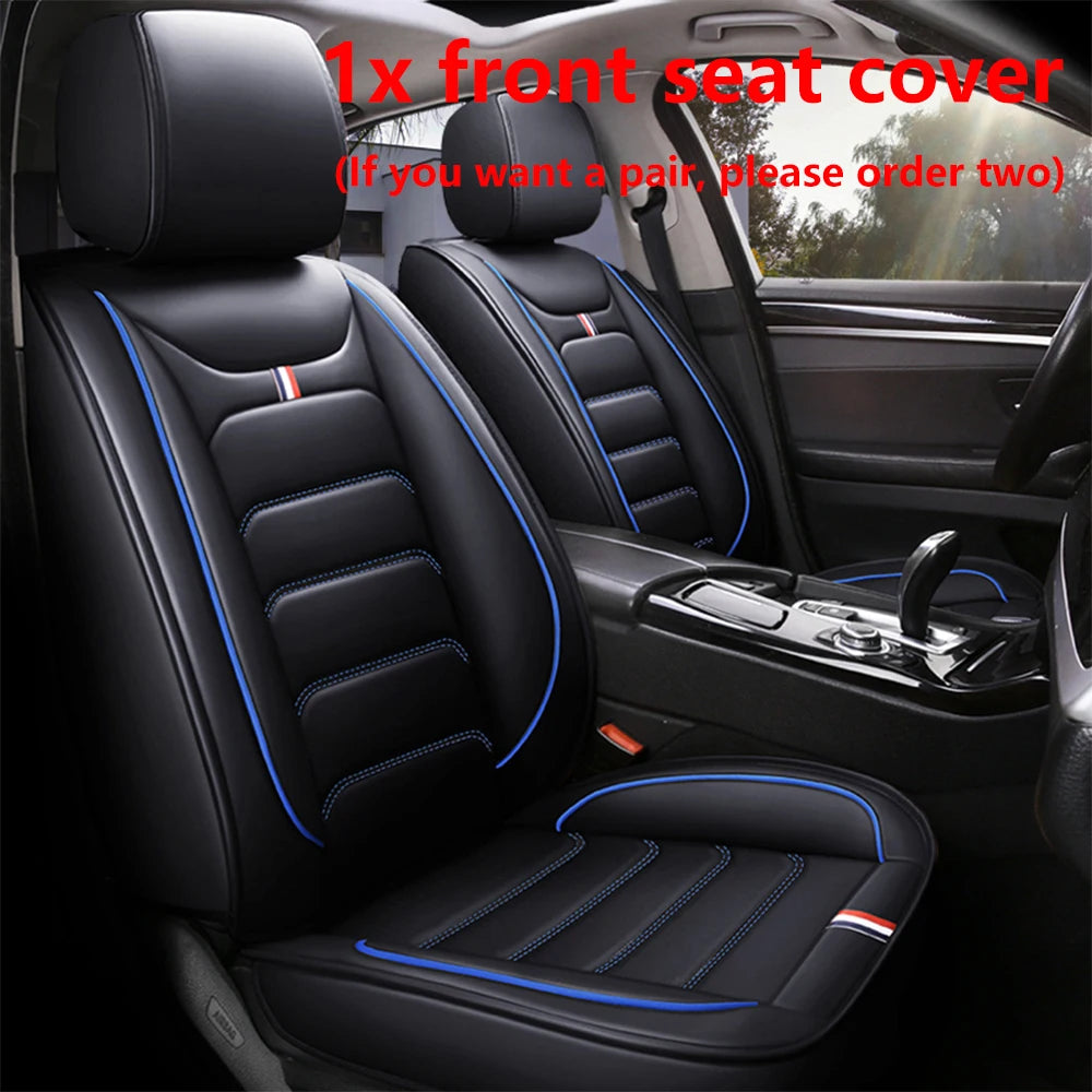 Leather Car Seat Cover for Mitsubishi ASX Lancer 9 10 Pajero 4 2 Sport l200 Outlander xl Montero Carisma Mirage Auto Accessories