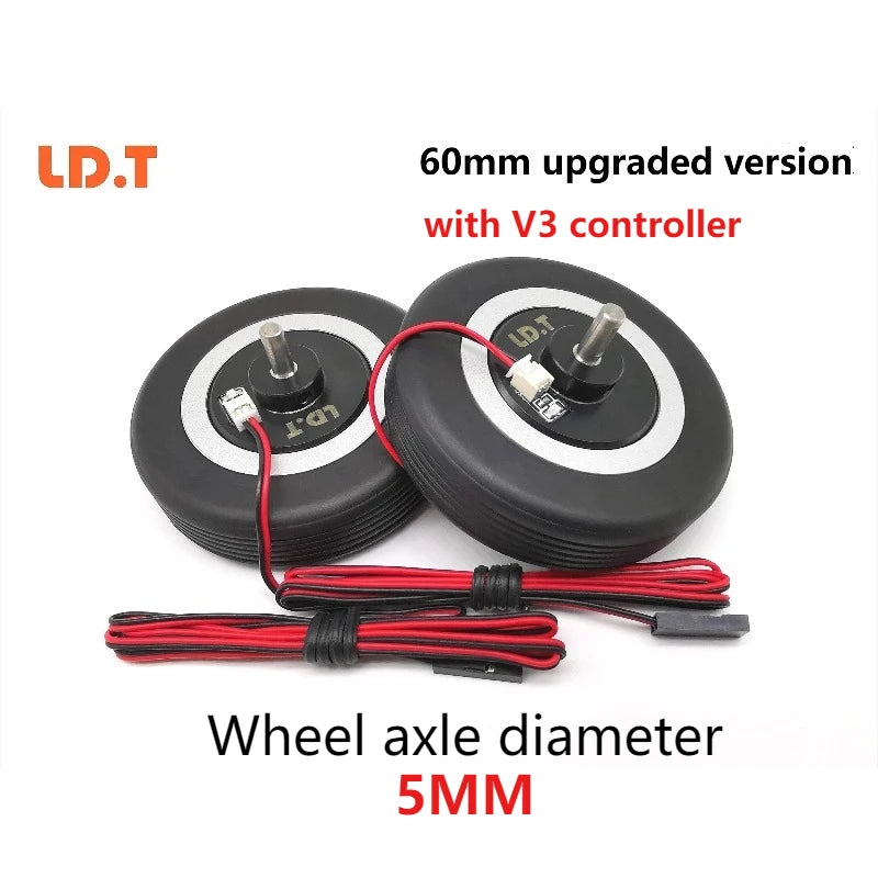 Aeromodelling Brake Wheel Electric Brake Wheel RC Plane 50-70mm with ABS Smart 3 Modes Remote Control Airplane Toys for Children