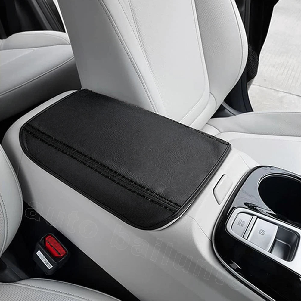 For Hyundai Tucson 2022 2023 Central Control Armrest Box Protective Cover Handrail Cover Leather Cover Car Interior Accessories