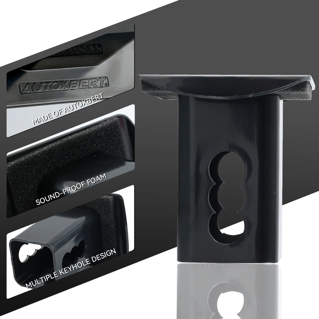 Tow Hitch Cover For Truck Trailer 2" 50mm Suv Receiver Plug Insert Car Styling Cap Towing Hauling Black Hitch Blank Cover Tube