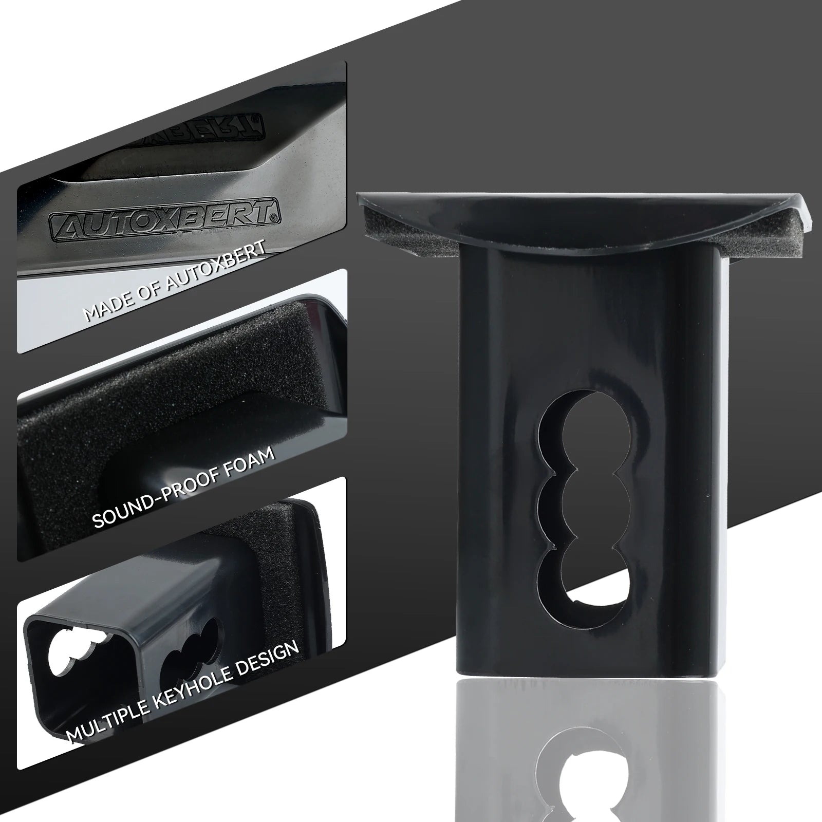 Tow Hitch Cover For Truck Trailer 2" 50mm Suv Receiver Plug Insert Car Styling Cap Towing Hauling Black Hitch Blank Cover Tube