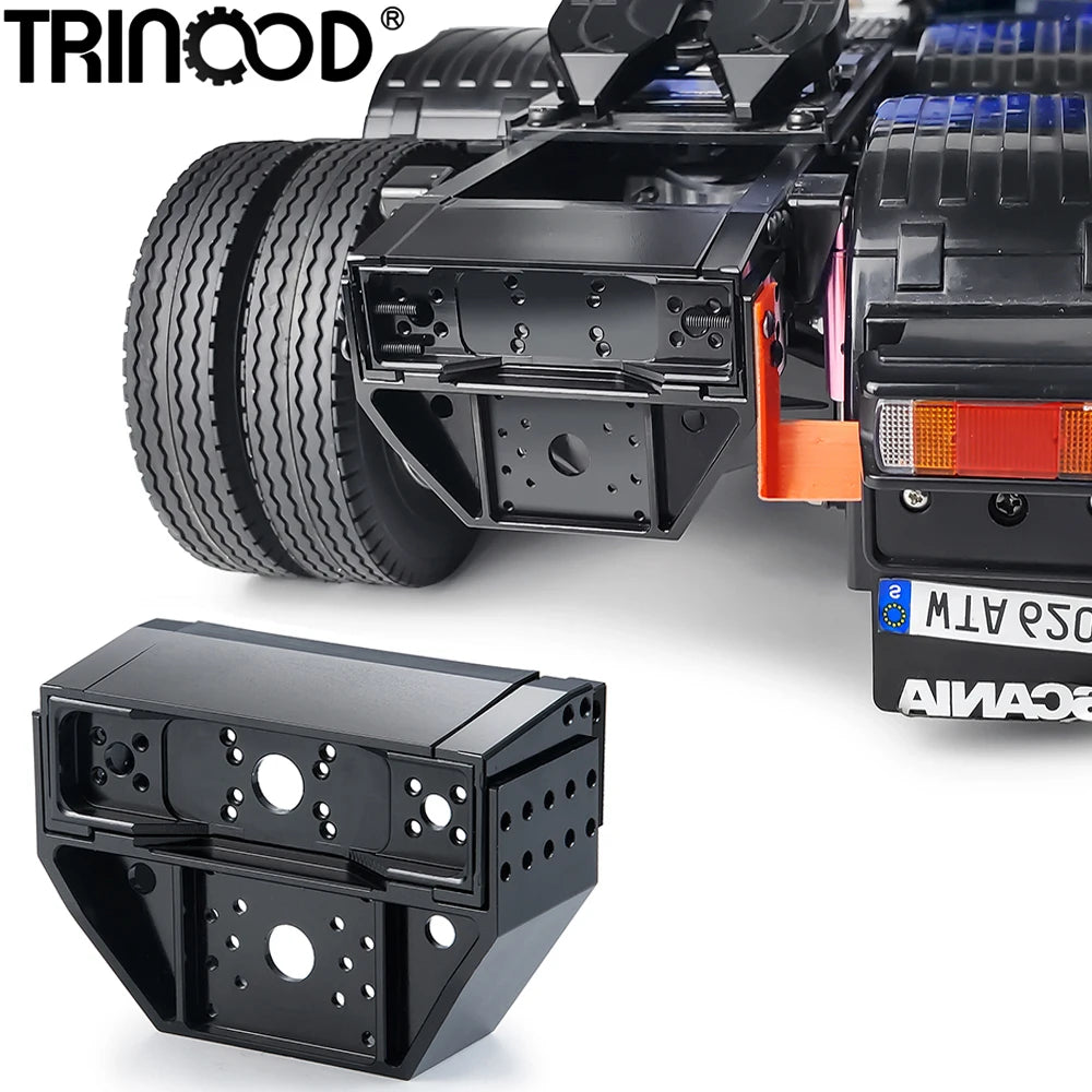 Viga trasera de tractor Tamiya TRINOOD para remolque de camión Tamiya 1/14, remolque de carga RC, accesorios de actualización para coche