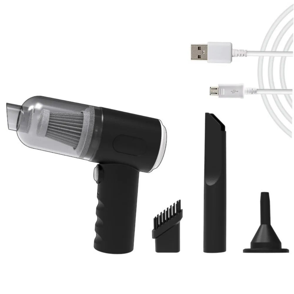 3-In-1 Car Vacuum Cleaner High Power Strong Suction Wireless Dust Blower Multifunctional Rechargeable Air Dust Collector