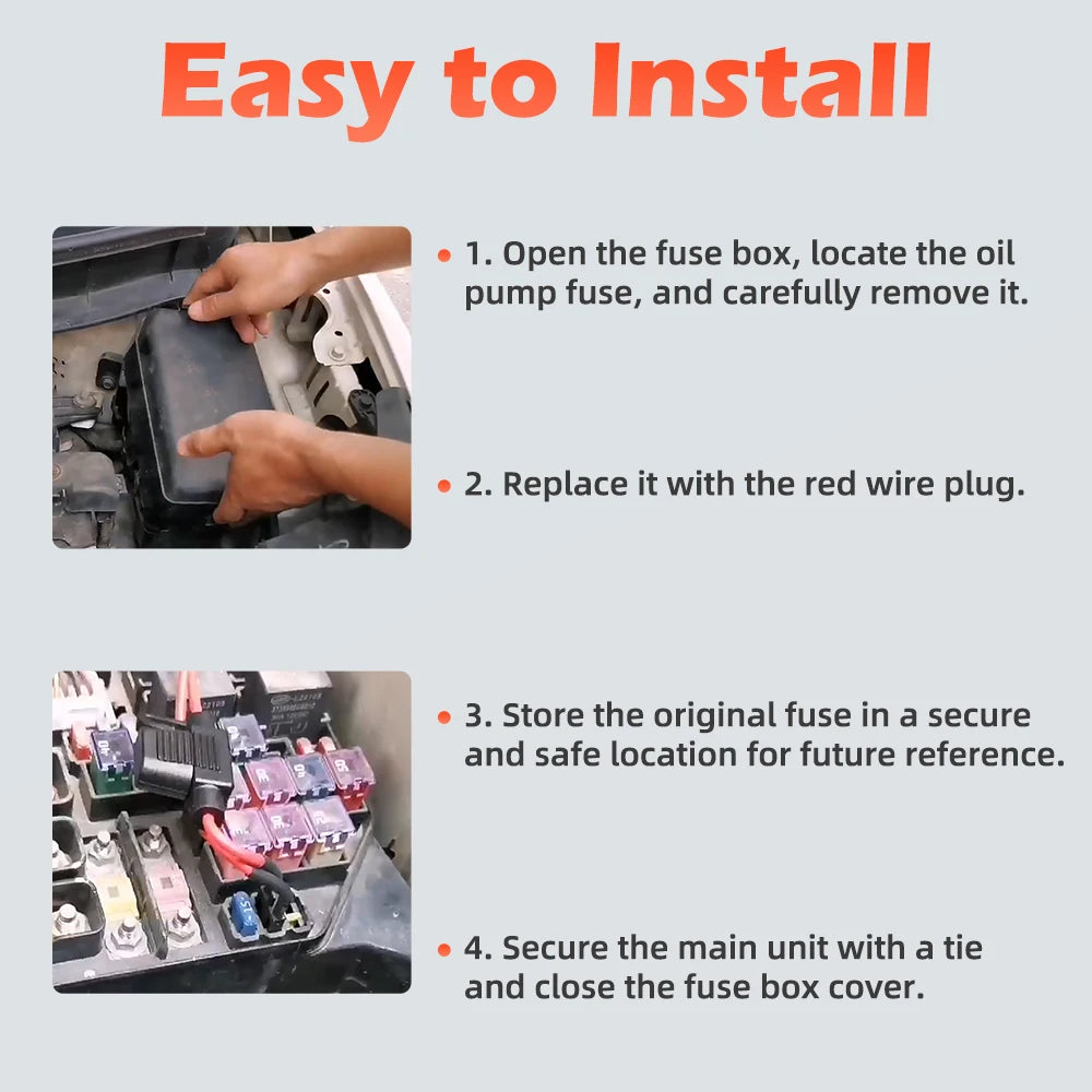 Car Immobilizer System M506 for 12 V Dc Vehicles, Motorcycles