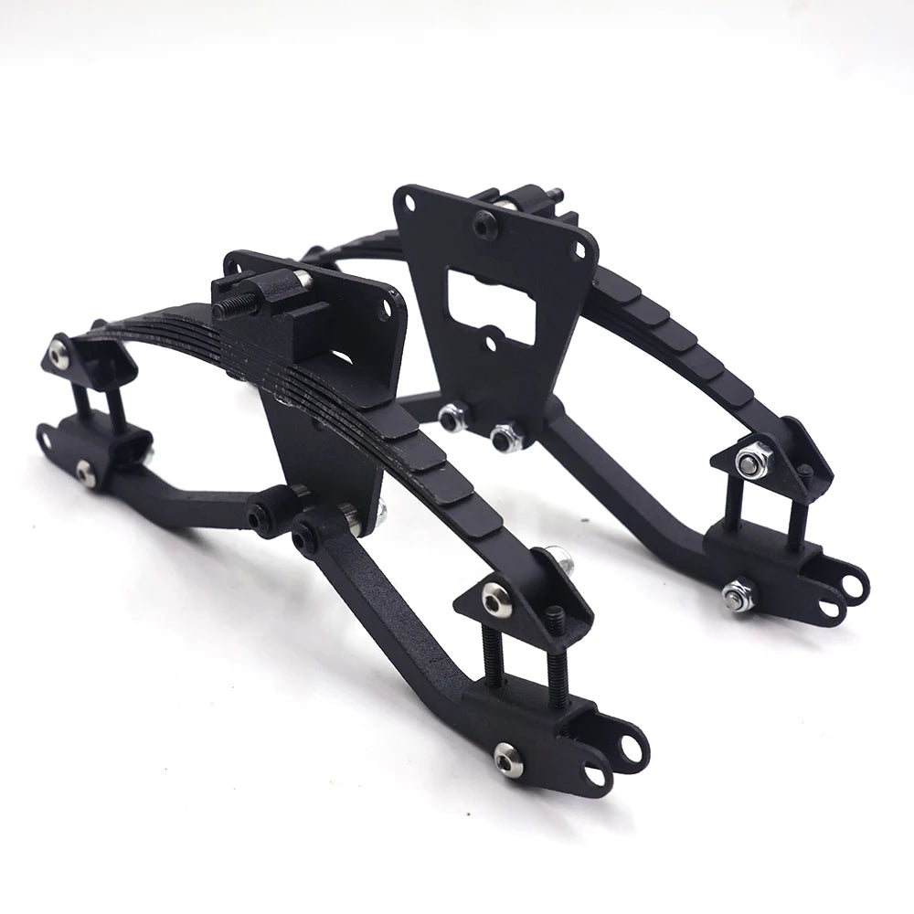 Accesorios de suspensión trasera de simulación de metal para camión Tamiya RC 1/14, remolque, volquete, Scania, Benz, Actros, Volvo, MAN, LESU, piezas de bricolaje