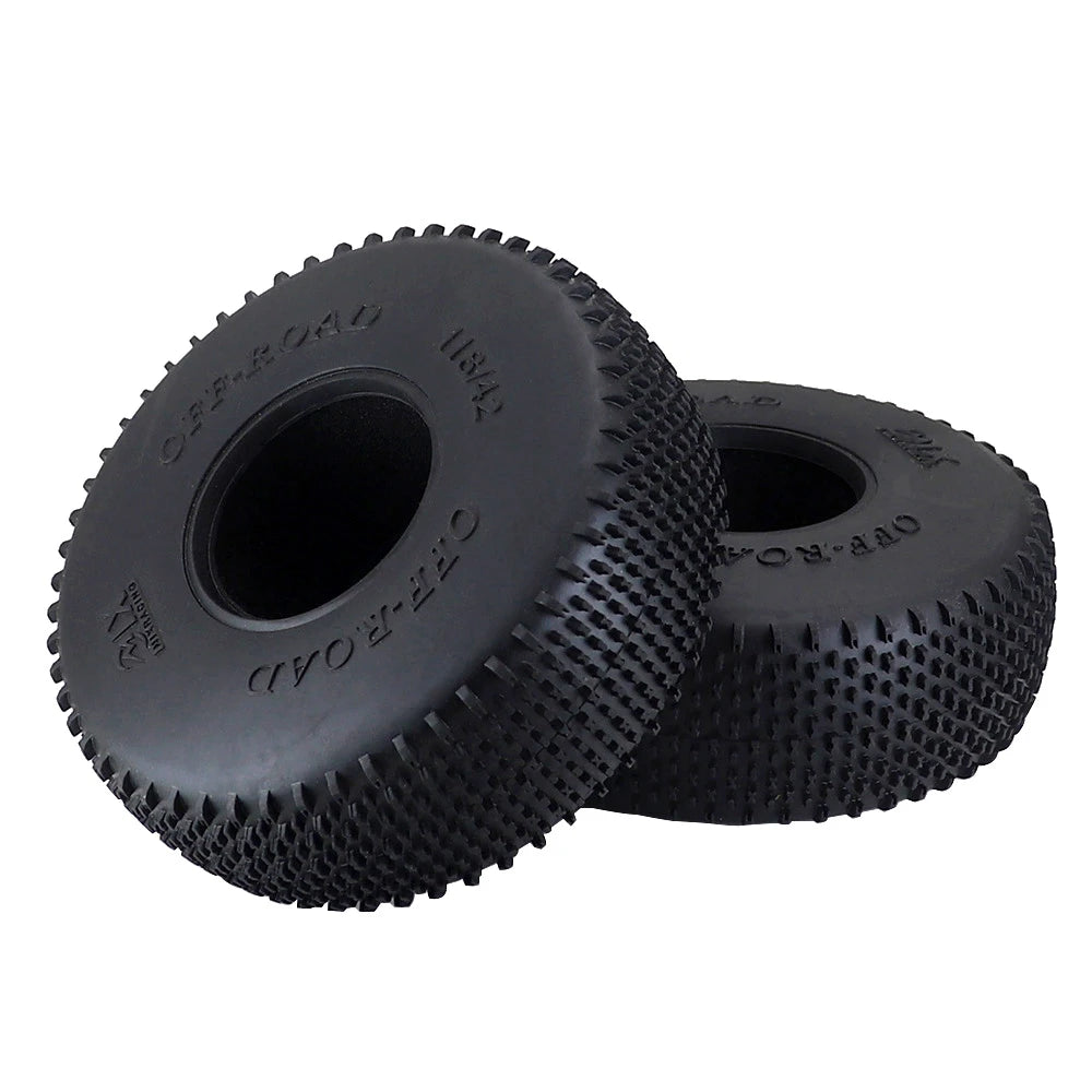 4pcs 118mm 1.9" Rubber Tire Wheel Tyre For 1/10 Rc Crawler Car Axial Scx10 Ii Iii 90046 Traxxas Trx4 Trx6 Rc4wd D90 Redcat Mst
