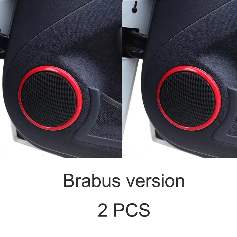 Car Interior Stickers For Smart Brabus 451 Fortwo Accessories Car Styling Steering Wheel Modification Protection Sticker