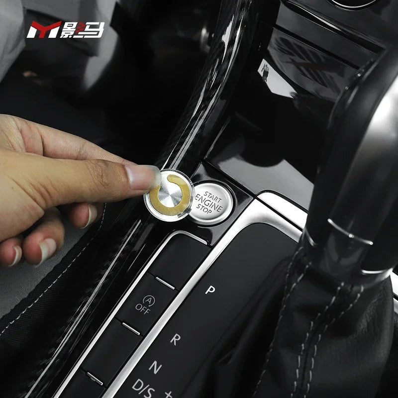 Car Accessories Start Stop Button Cover 2013-2020 For VW golf 7 MK7 GOLF7.5 MK7.5