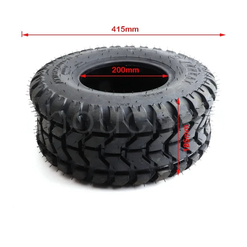 8 Inch ATV Off-road Vacuum Tyre 18x7.00-8 Tubeless Tires Fit For UTV Buggy Golf Cart Electric Sightseeing Car Quad Bike Wheels