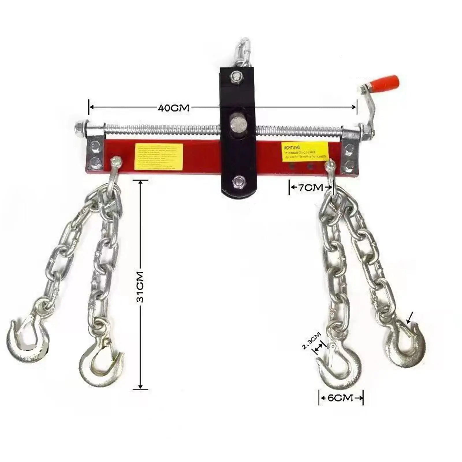 Engine Hoist Shop Crane Accessory,Cherry Picker Engine Supply Loading Balancer with 3 Position Load Leveler for Garage Trucks
