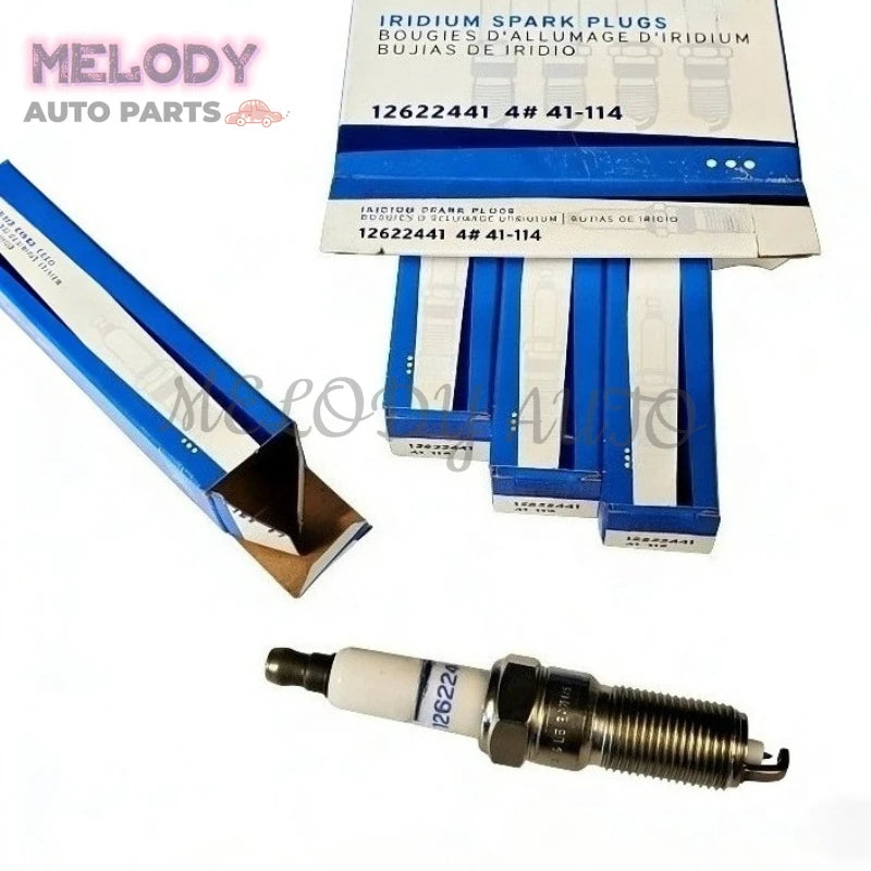 4/6PCS 12622441 41-114 Spark Plugs For Cadillac Escalade Chevrolet Tahoe Silverado 1500 GMC Sierra 1500 2500