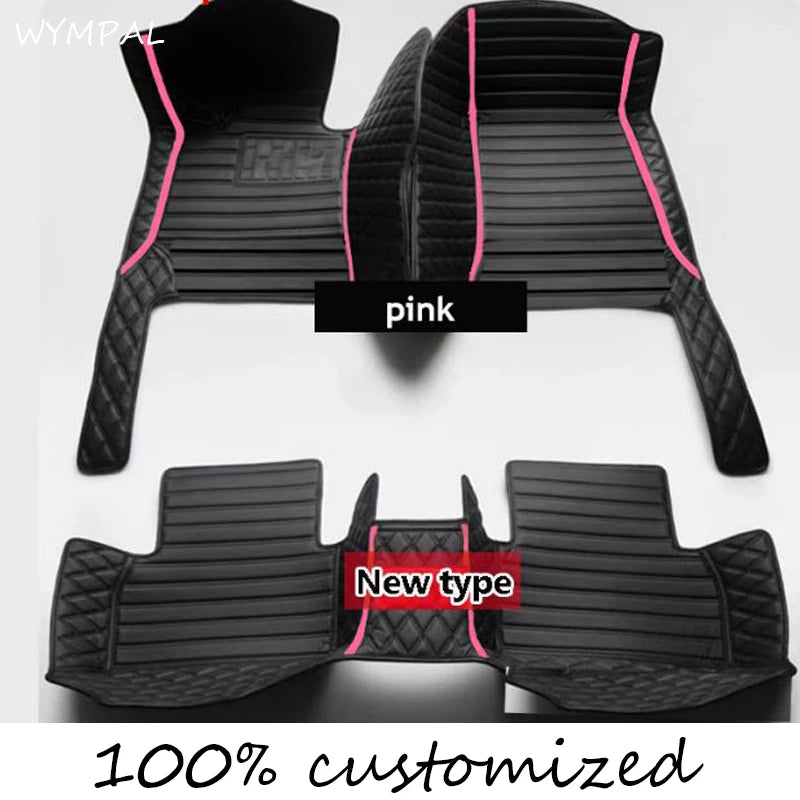 Car Floor Mats For Chrysler 300 300C 2004~2010 Non-slip Carpets Leather Floor Mat Rugs Pad Car Accessories Anti-dirt pad 2008