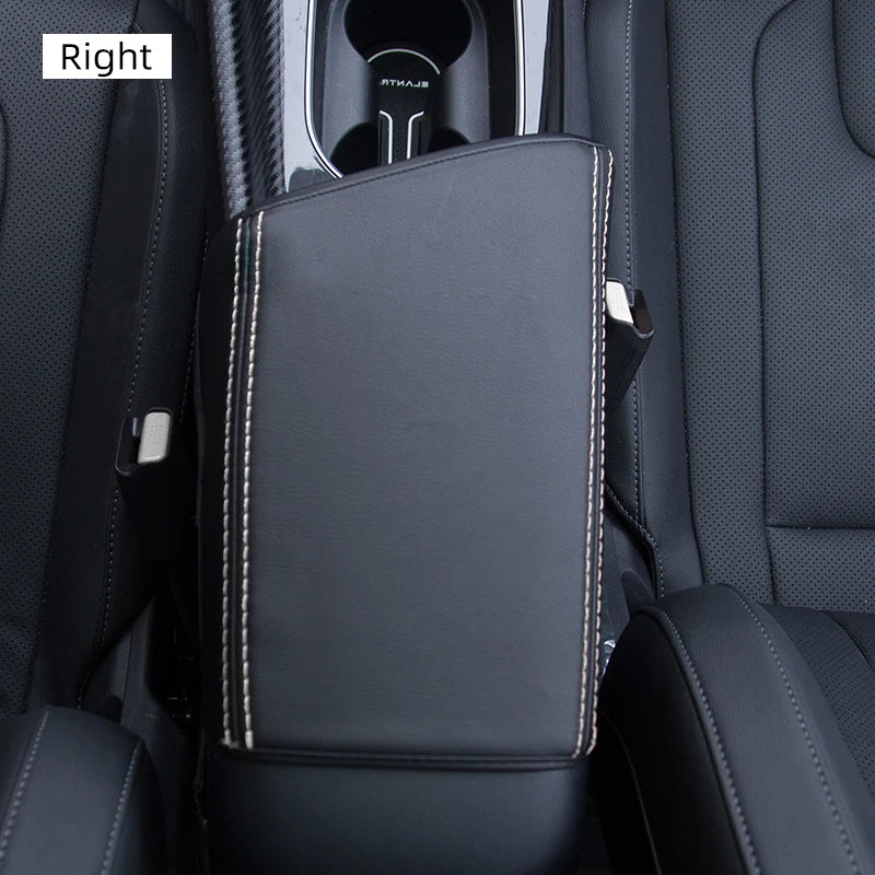 For Hyundai Elantra CN7 Accessories 2021 2022 2023 2024 Car Center Armrest Box Leather Protective Cover Car Decorate