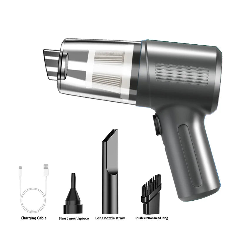 Portable Wireless Car Vacuum Cleaner Multifunctional 4-in-1 High-power Suction Blowing Integrated Cleaning Appliance ﻿2026