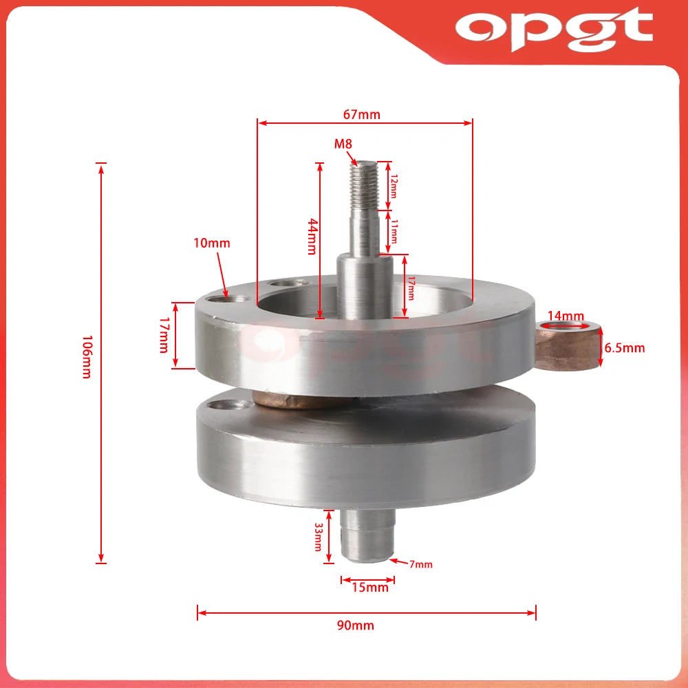 OPGT Full Circle Crankshaft Crank For 80cc Motorized Bicycle Engine Accessories