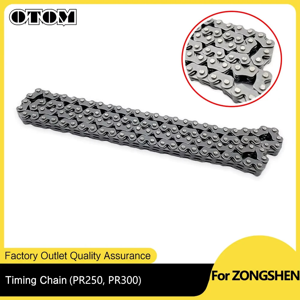 OTOM Timing Chain For ZONGSHEN ZS172FMM-5 PR250 ZS175FMN PR300 Motorcycle Camshaft Timing Chain Engine Drive Parts