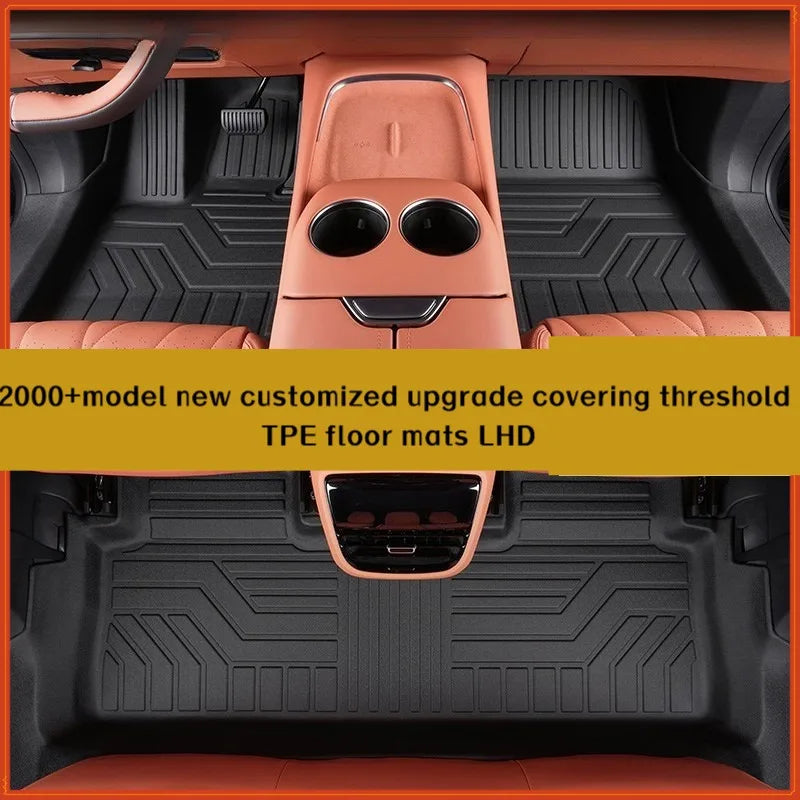 NEW TPE Car Floor Mat Customized Suitable for 2000+Models | LHD | Upgrade Coverage Threshold Anti slip all weather protective