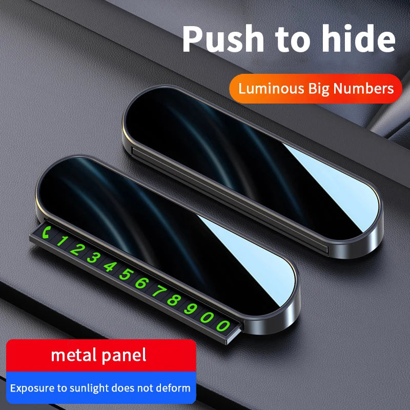 Handy Phone Number Card for Temporary Car Parking: Must-have Automobile Accessory