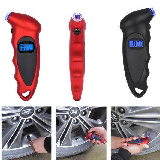 Digital Tire Pressure Gauge Car Portable LCD Display Backlight High Precision Tyre Air Pressure Monitor Tool Auto Accessories