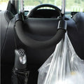 Car Seat Back Headrest Hanger Armrest Seat Grab Handle Holder Hook Black Soft Anti-Fall Safety Handle Handrail Auto Accessories