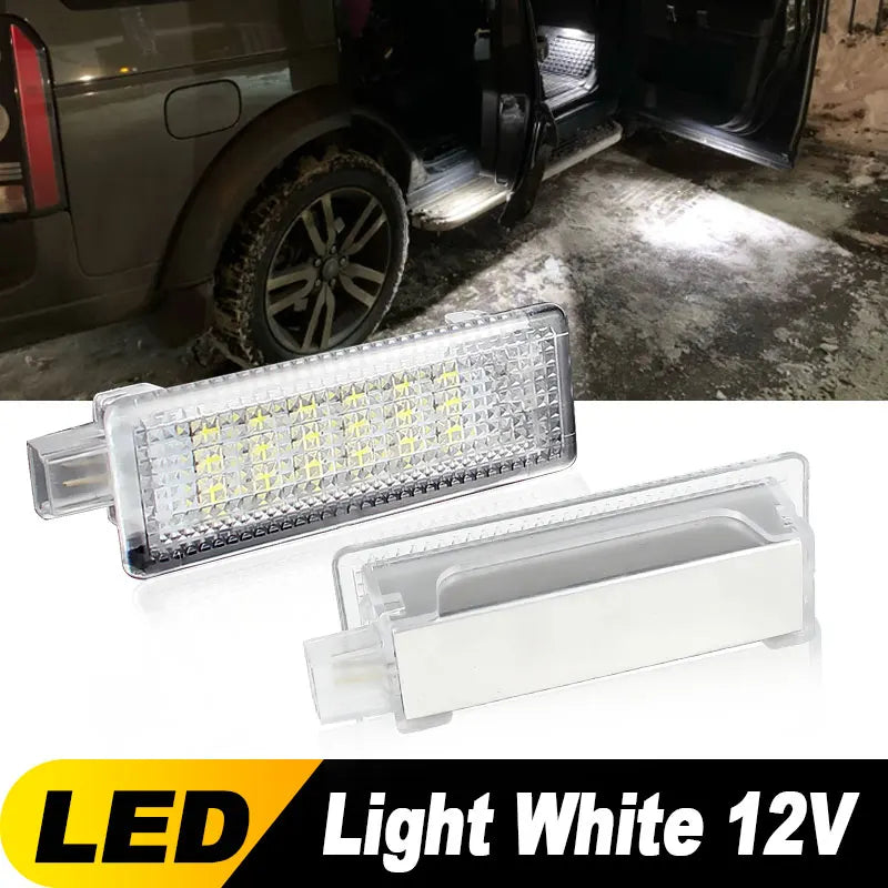 LED Car Door Footwell Courtesy Light For Land Rover LR2 LR3 LR4 Freelander 2 Discovery 4 Range Rover Sport Evoque Car Accessorie