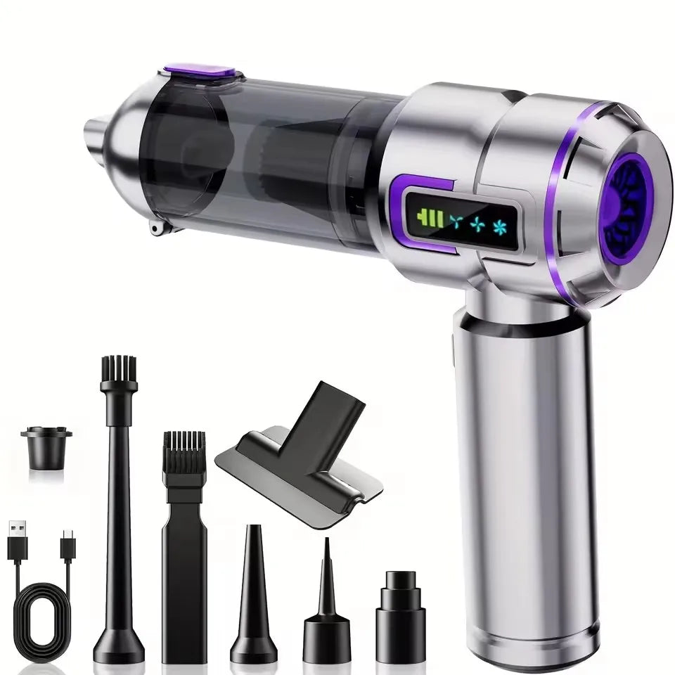 Zai Xiao Car Vacuum Cleaner 998000PA Mini Cordless Powerful for Home Handheld Blower Car Cleaner Portable Car Vacuum Cleaner