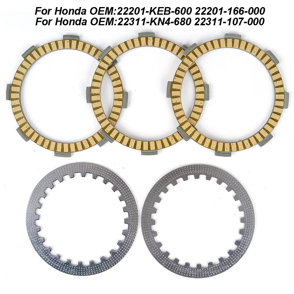 Motorcycle Engine Parts Clutch Friction Plate Pressure Plate For Honda CB50J CRF80F XL75 XL80S XR75 XR80 XR80R MB50 TLM50F