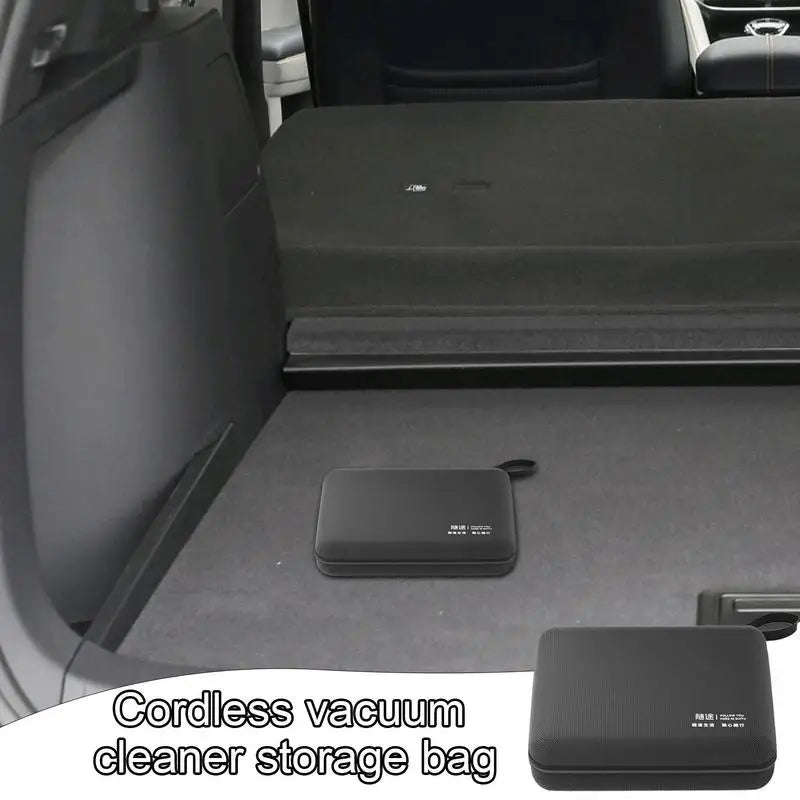 Car Vacuum Carrying Case Mini Vacuum Cleaner Case Pet Hair Vacuum Organizer Zipper Closure Storage Case Durable Compatible For